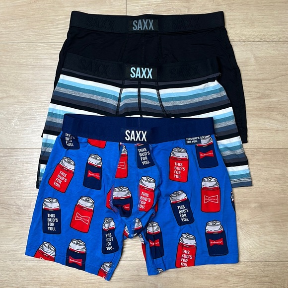 Saxx Underwear & Socks Saxx Mens Boxers Size Medium Bundle 3